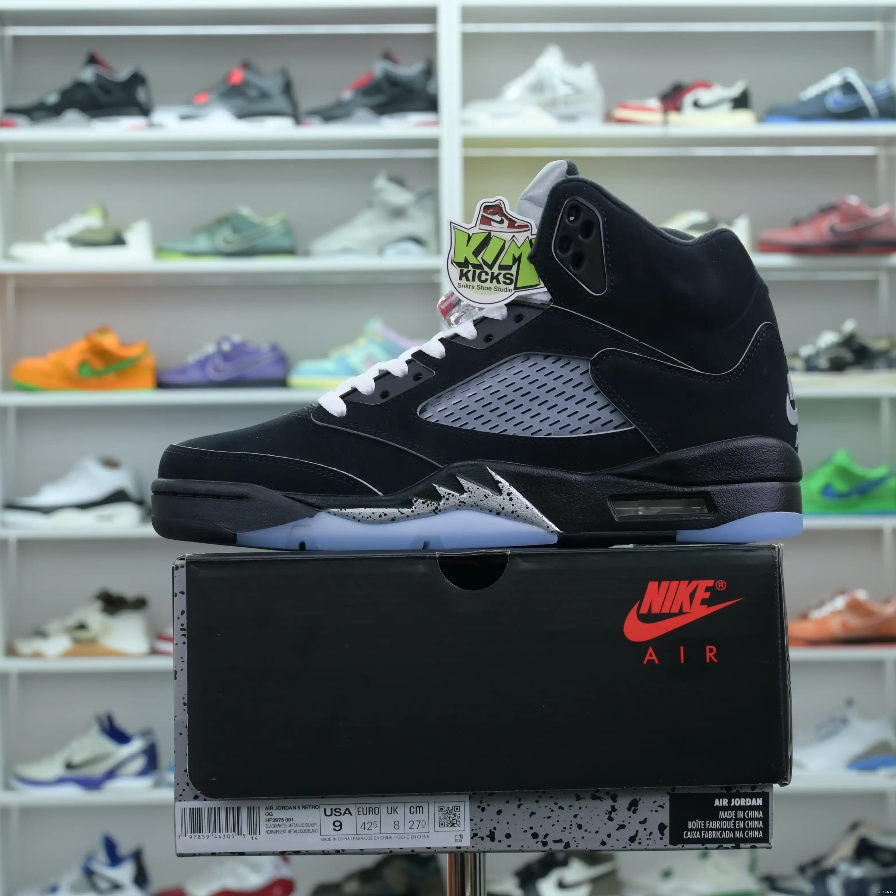 Kimikick 5“BLACK Air Jordan REIMAGINED” Jordan METALLIC 0718